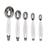 CUISIPRO | Messlöffel, 5er Set, silber, 0,625; 1,25