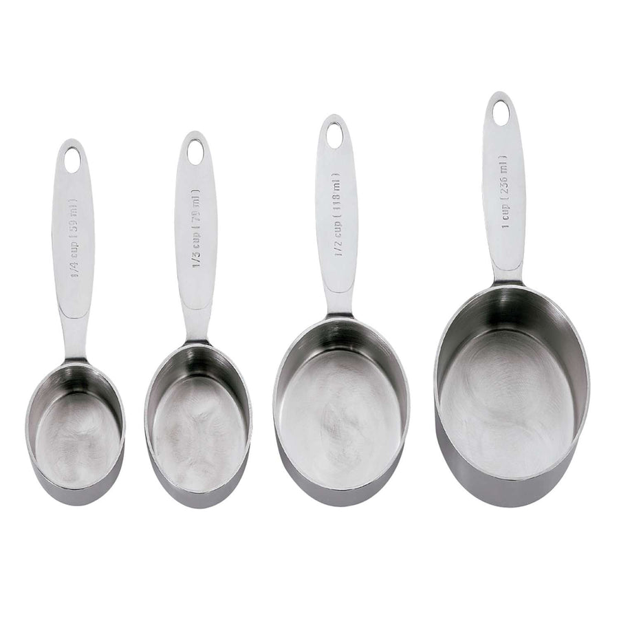 CUISIPRO | Messbecher, 4er Set, silber, 59,79,118,