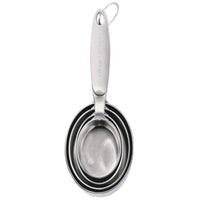 CUISIPRO | Messbecher, 4er Set, silber, 59,79,118,