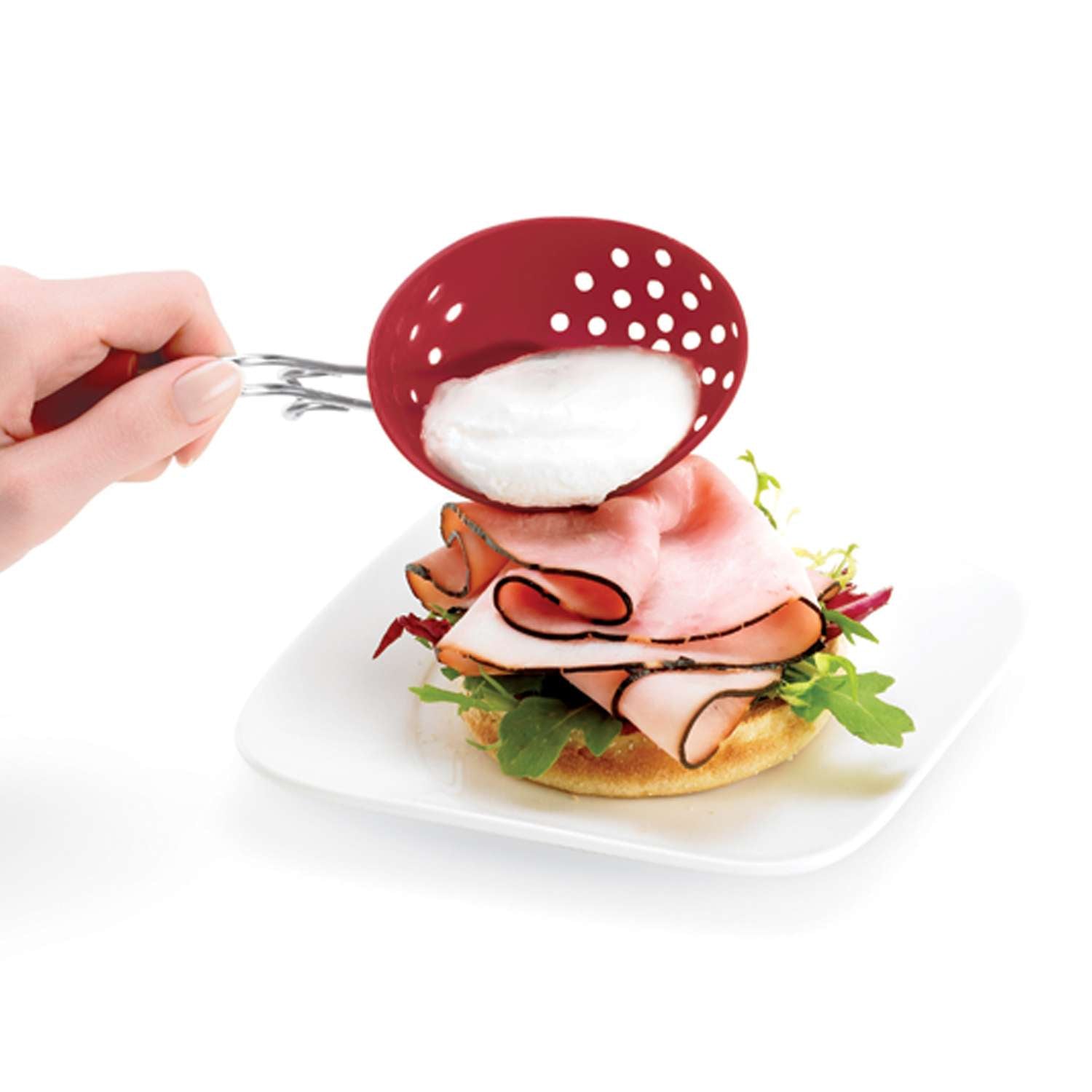 CUISIPRO | Eier-Pochierer, rot