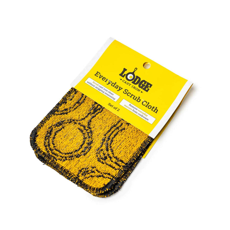 LODGE | Everyday Schrubbtuch, schwarz/gelb