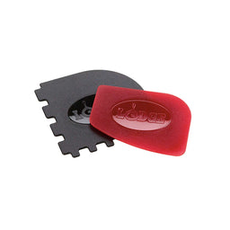 LODGE | Schaber, GRILL, schwarz/rot