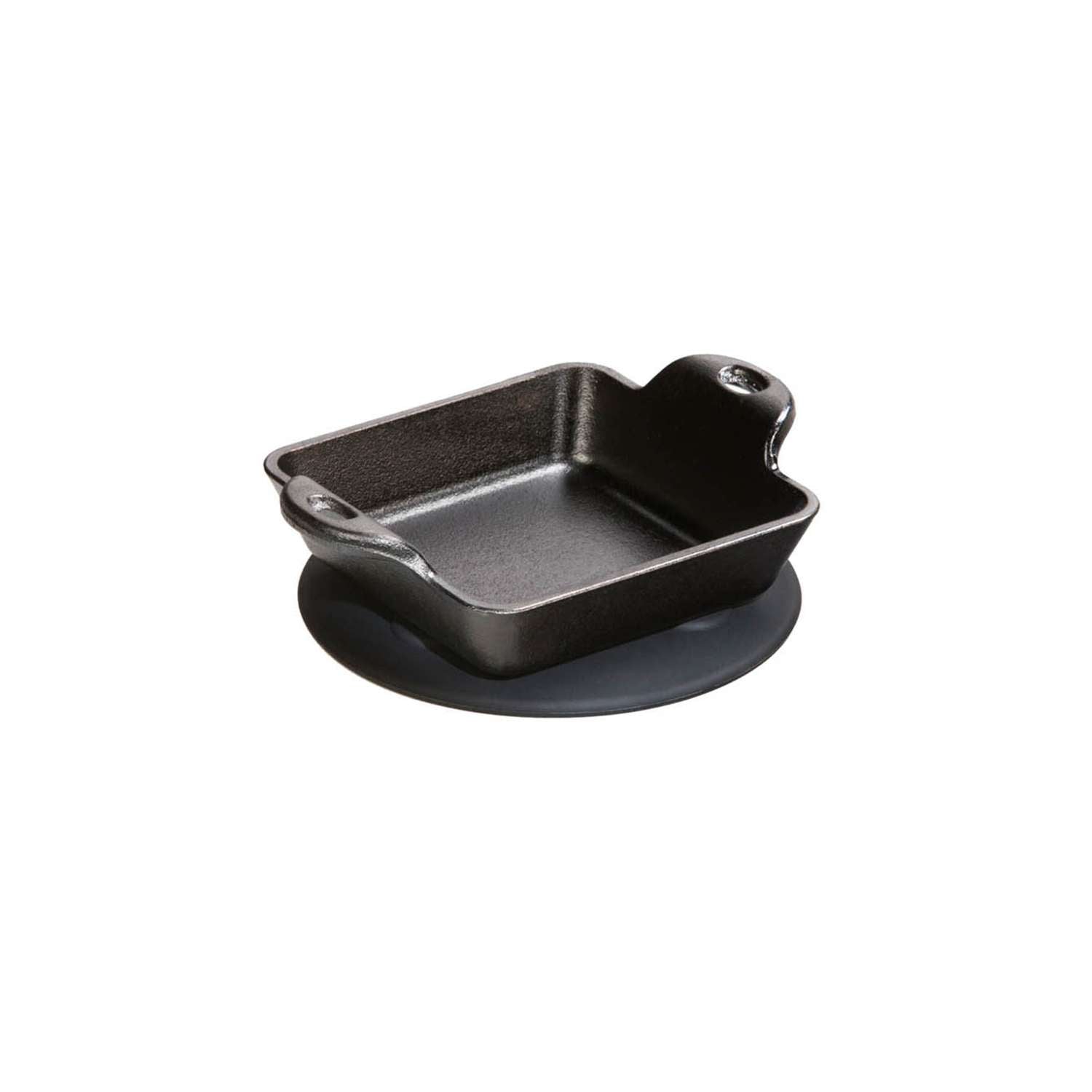 LODGE | Mini-Silikon-Magnet-Untersetzer, schwarz