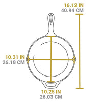 LODGE | Gusseiserne Pfanne, CLASSIC, Buffalo, 26 cm