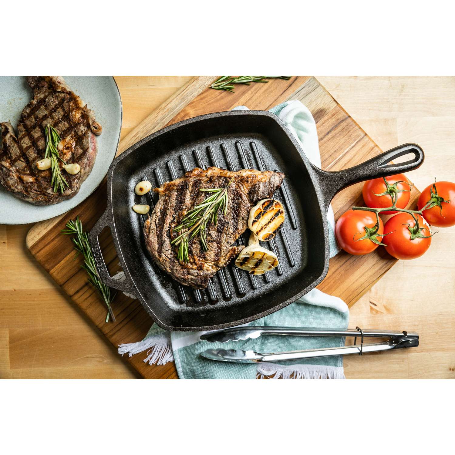 LODGE | Grillpfanne, quadr., CLASSIC, schwarz, Ø 26