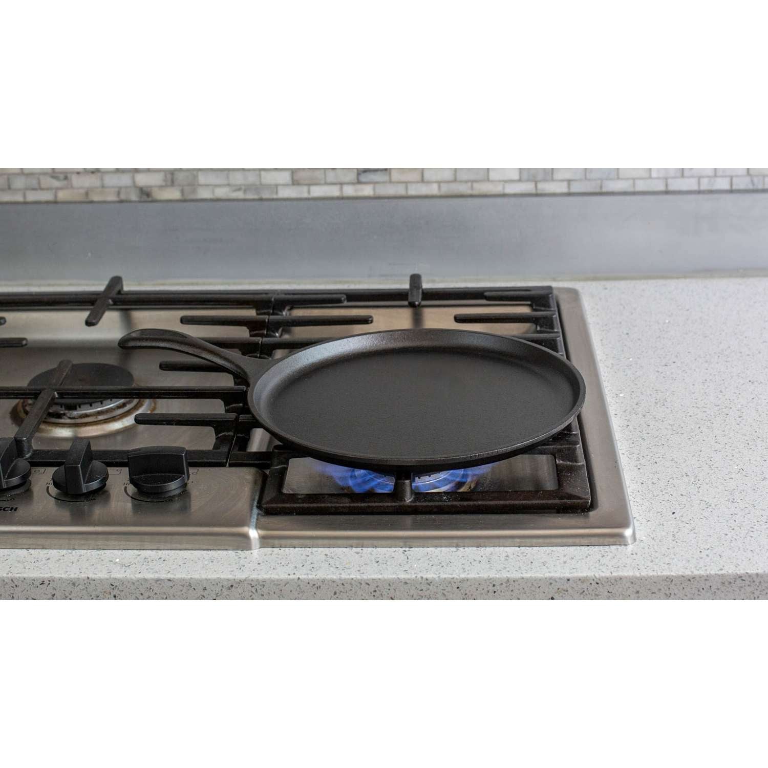 LODGE | Grillpfanne, flach, CLASSIC, schwarz, Ø 26,