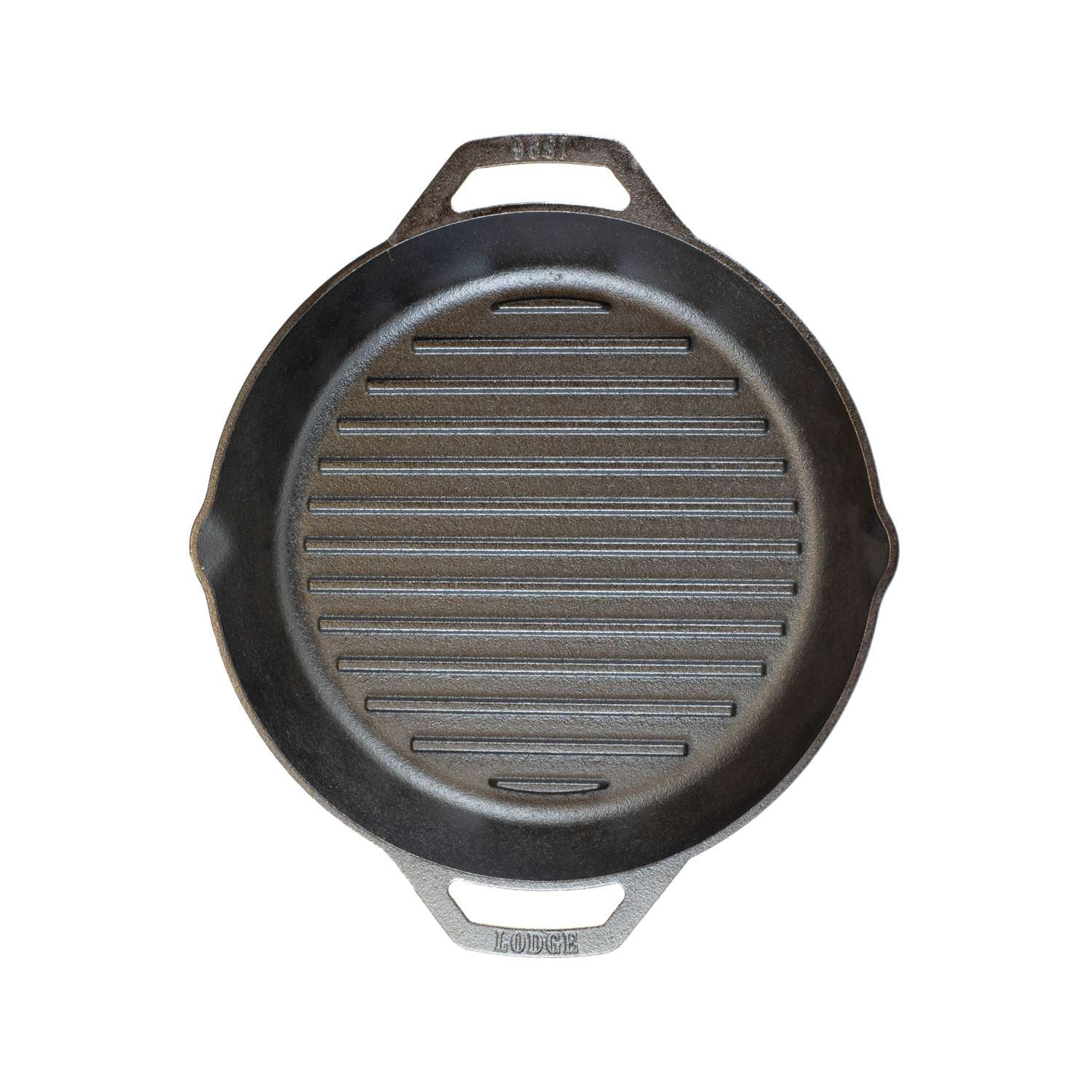 LODGE | Grillpfanne, Doppelgriff, CLASSIC, schwarz,