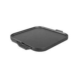 LODGE | Grillplatte, flach/gerillt, CLASSIC, schwar