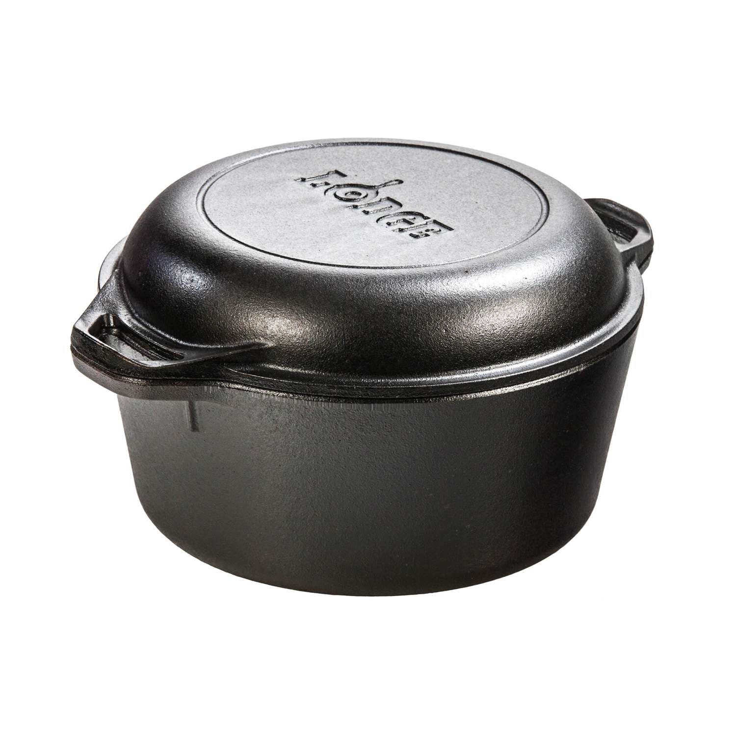 LODGE | Dutch-Oven, Classic, schwarz, 12,3 Liter
