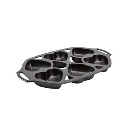 LODGE | Kuchenform, Classic, schwarz, 6 Herzen