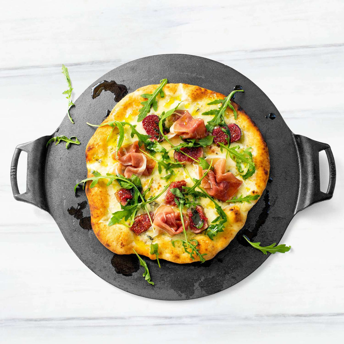 LODGE | Baking pan, pizza, classic, black, 31.8 cm