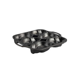 LODGE | Kuchenform, Classic, schwarz, 6 Totenköpfe