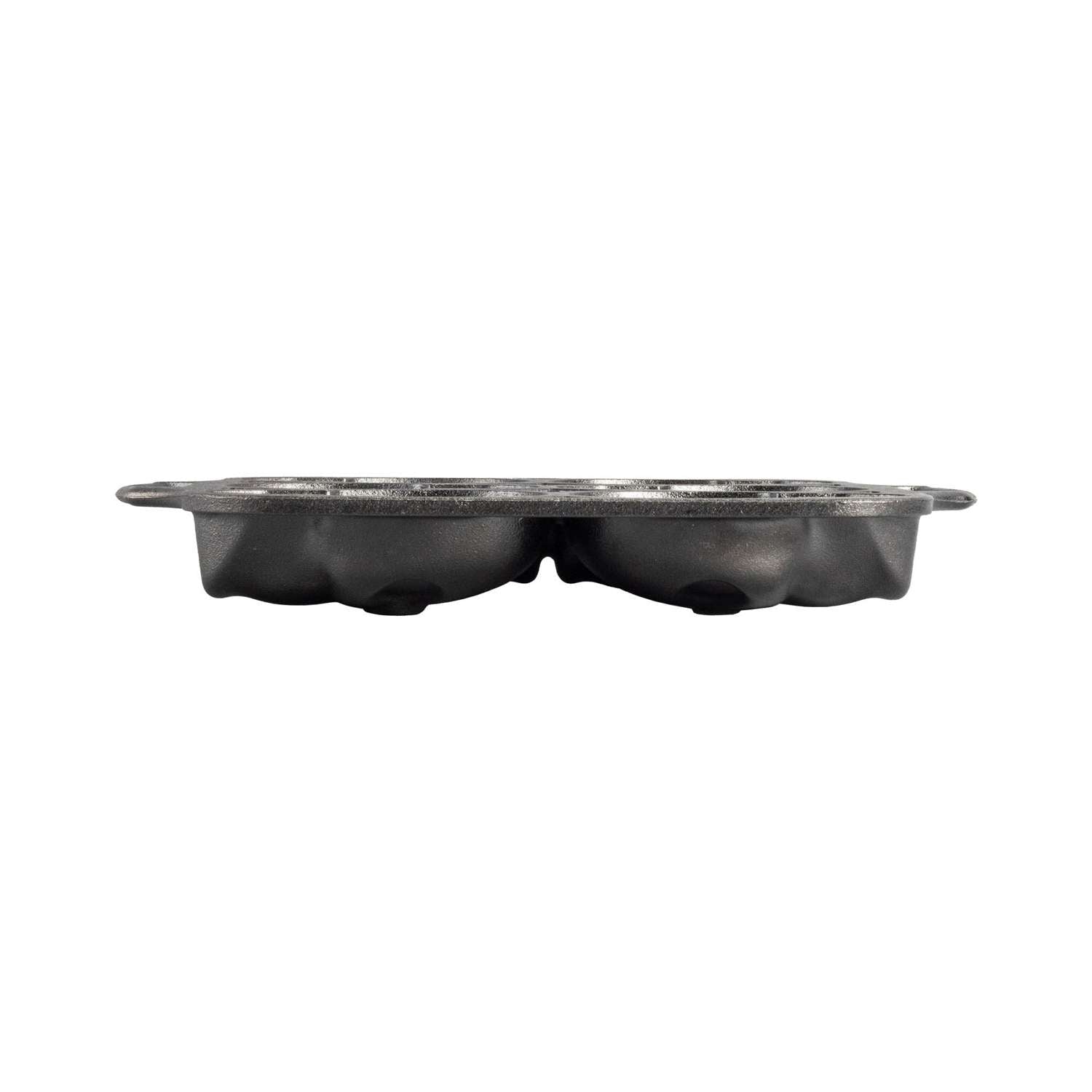LODGE | Kuchenform, Classic, schwarz, 6 Totenköpfe