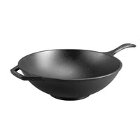 LODGE | Gusseiserner Wok, CHEF, schwarz, 32 cm