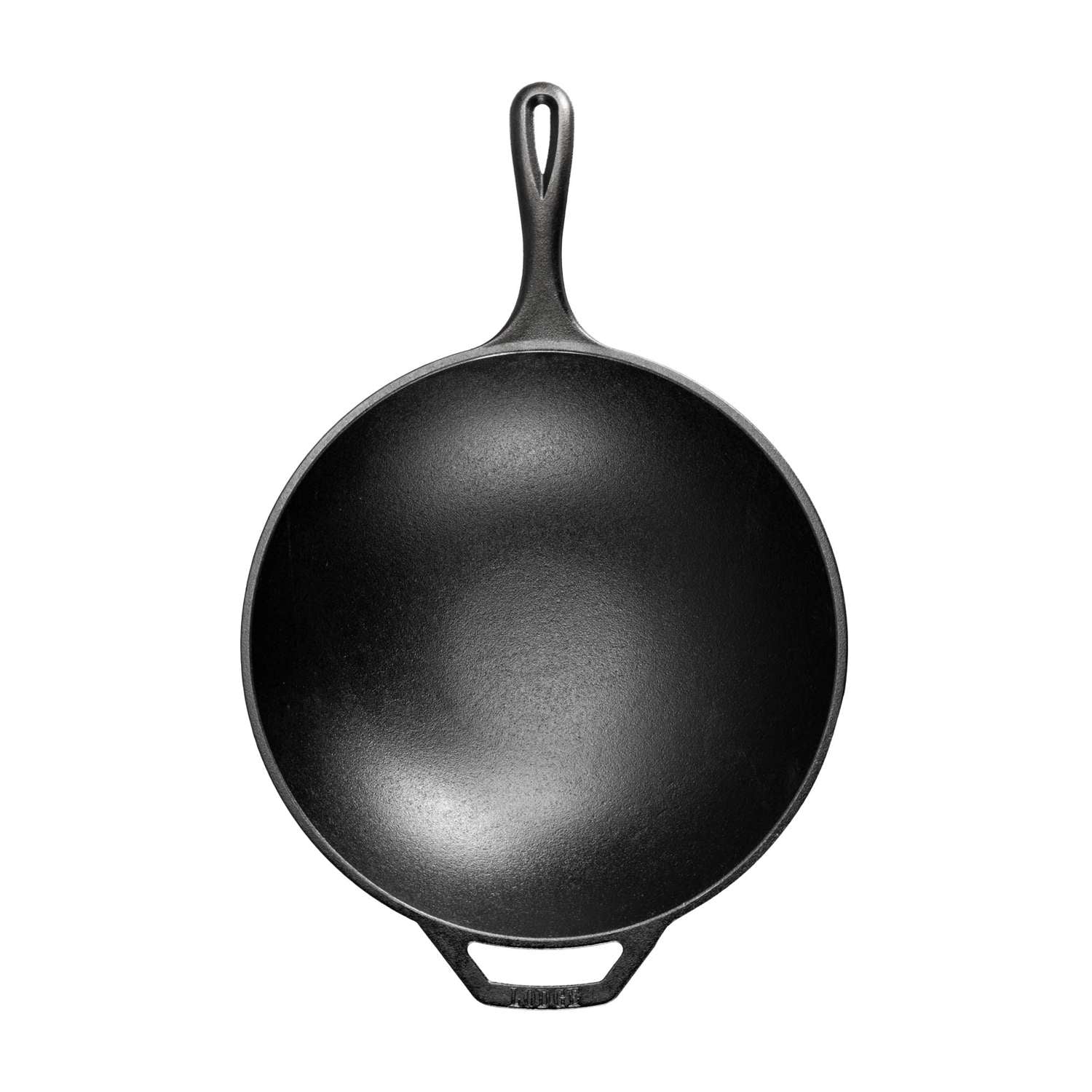 LODGE | Gusseiserner Wok, CHEF, schwarz, 32 cm