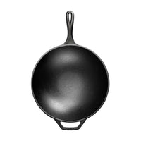 LODGE | Gusseiserner Wok, CHEF, schwarz, 32 cm