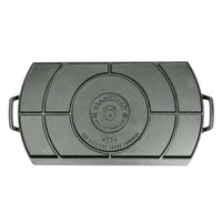 LODGE | Gusseiserne Grillplatte, BLACK LOCK, schwar