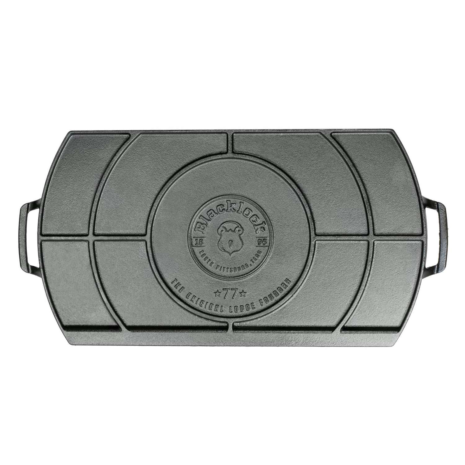 LODGE | Gusseiserne Grillplatte, BLACK LOCK, schwar
