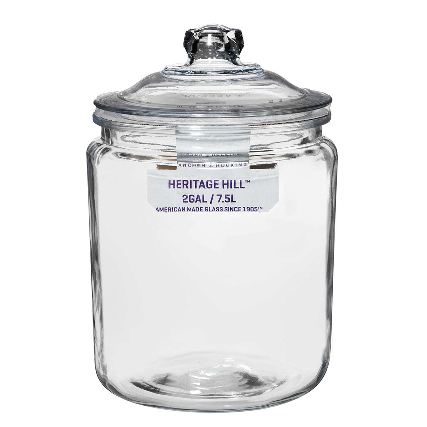 ANCHOR HOCKING | Vorratsglas, HERRITAGE HILL, klar