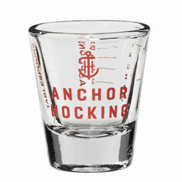 ANCHOR HOCKING | Mess-Pinnchen, rot, 30 ML, cherry,