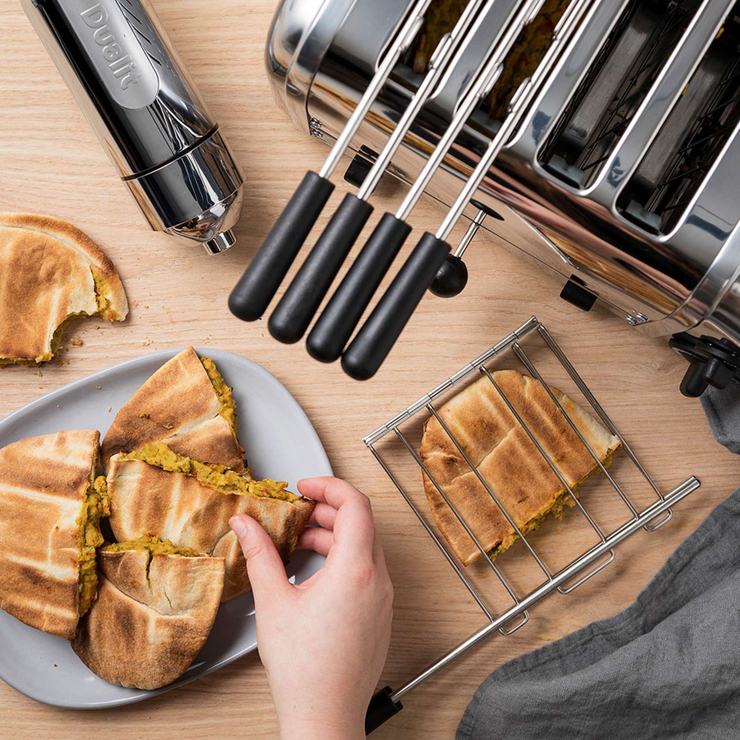 DUALIT | Sandwichmaker, CLASSIC, edelstahl