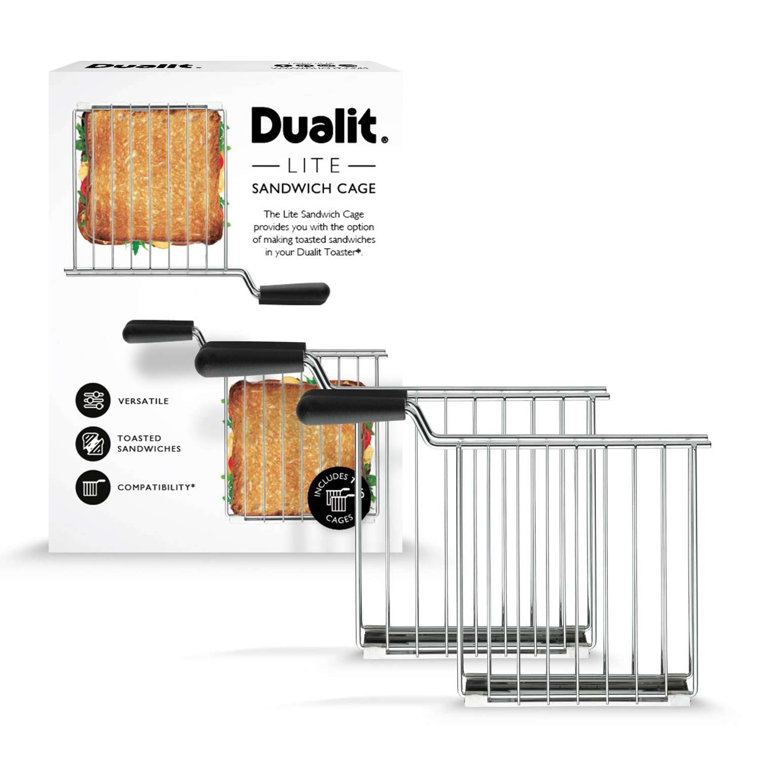 DUALIT | Sandwichmaker, LITE, edelstahl