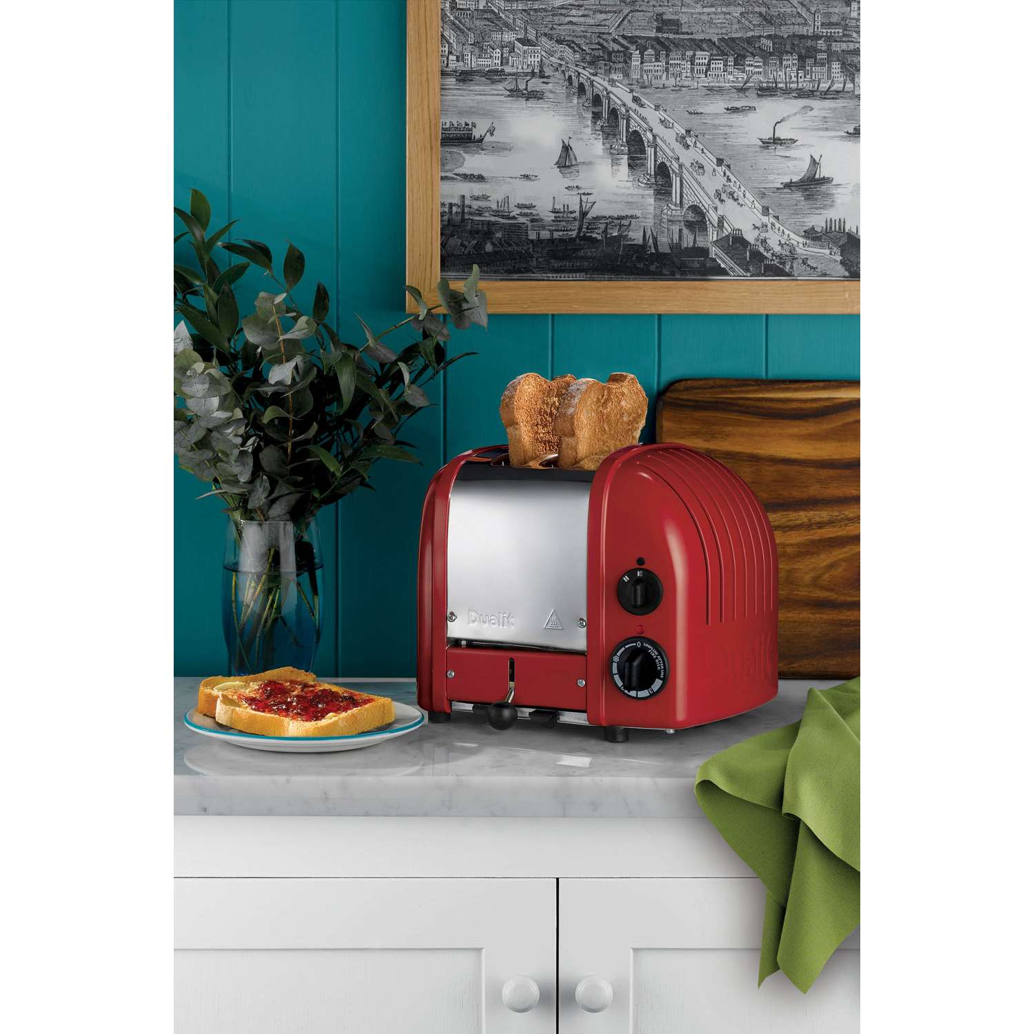 DUALIT | Toaster, NEWGEN, rot, 2 Scheiben