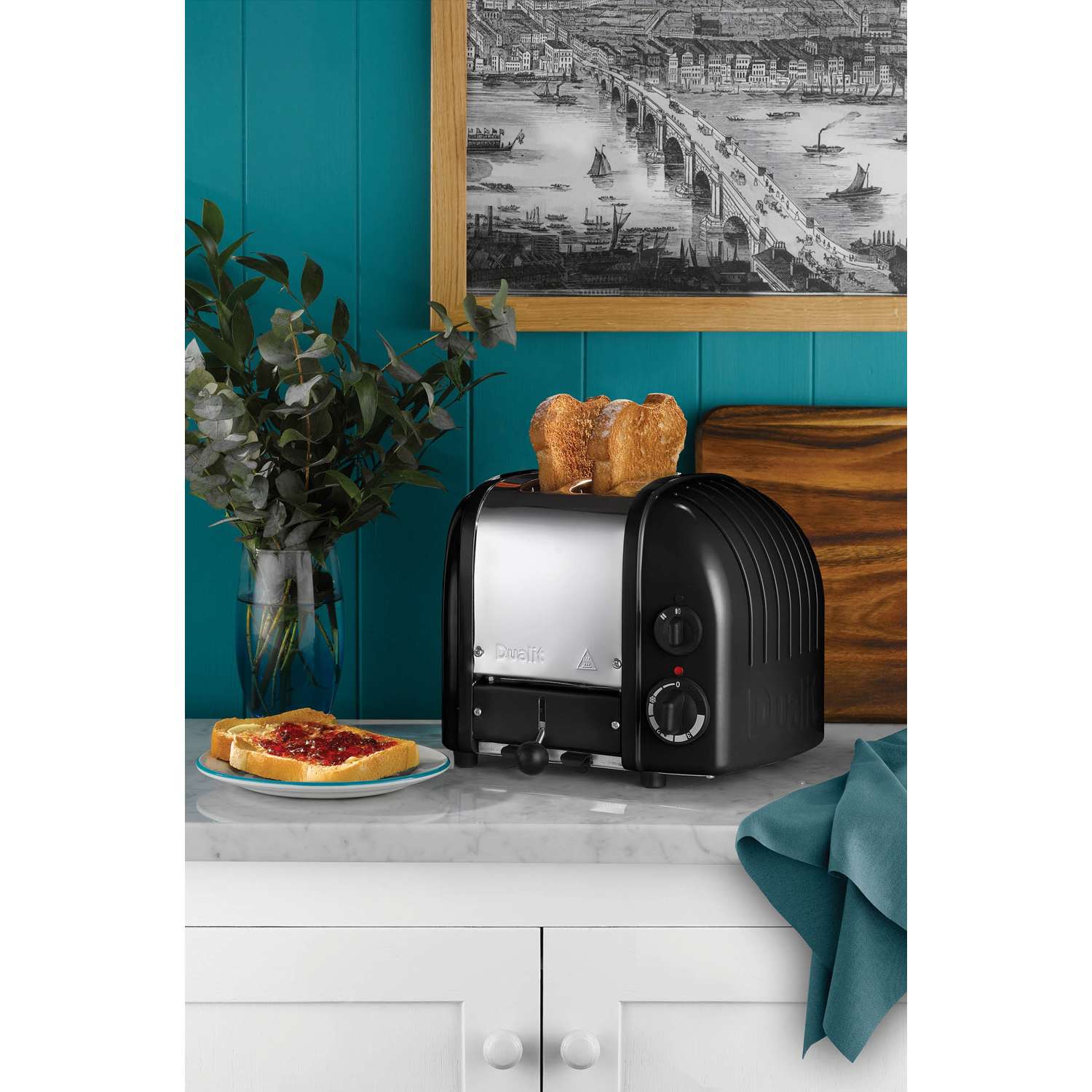 DUALIT | Toaster, NEWGEN, schwarz, 2 Scheiben