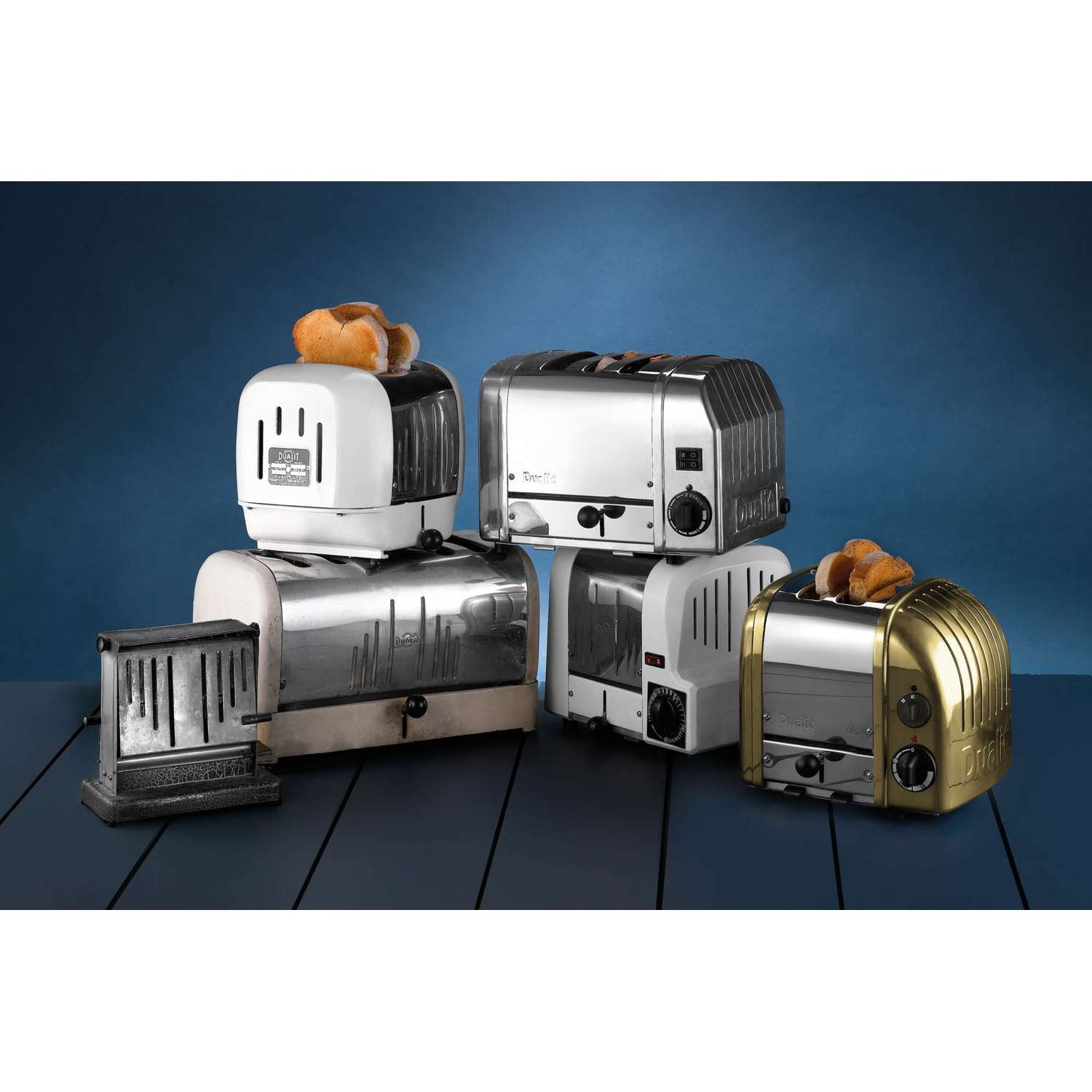 DUALIT | Toaster, NEWGEN, messing, 2 Scheiben