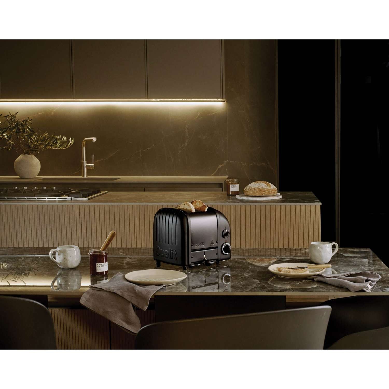 DUALIT | Toaster, NEWGEN, schwarz, 2 Scheiben