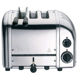 DUALIT | Toaster, 2in1 Kombi-Toaster, poliert, 2 Scheiben