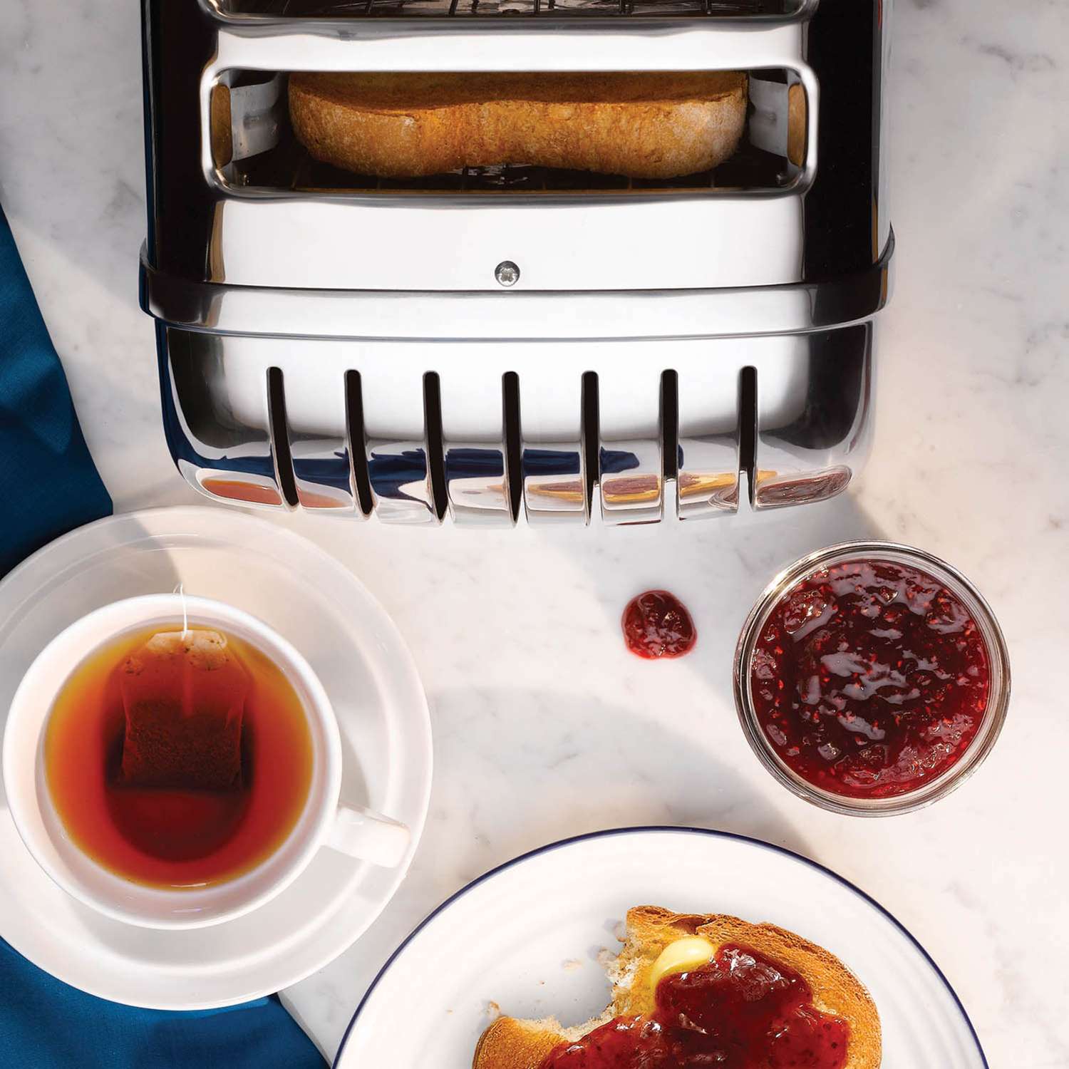 DUALIT | Toaster, VARIO, poliert, 4 Scheiben