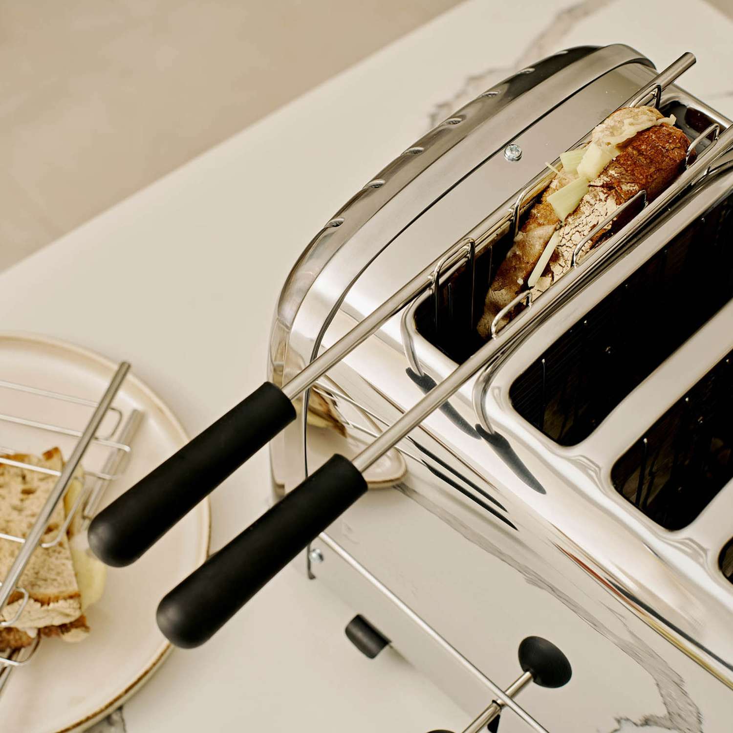 DUALIT | Toaster, CLASSIC, edelstahl, 6 Scheiben
