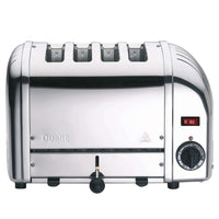 DUALIT | Toaster, CLASSIC, edelstahl, 4 Scheiben