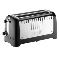 DUALIT | Toaster, LITE, schwarz, 4 Scheiben