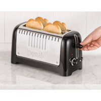DUALIT | Toaster, LITE, schwarz, 4 Scheiben