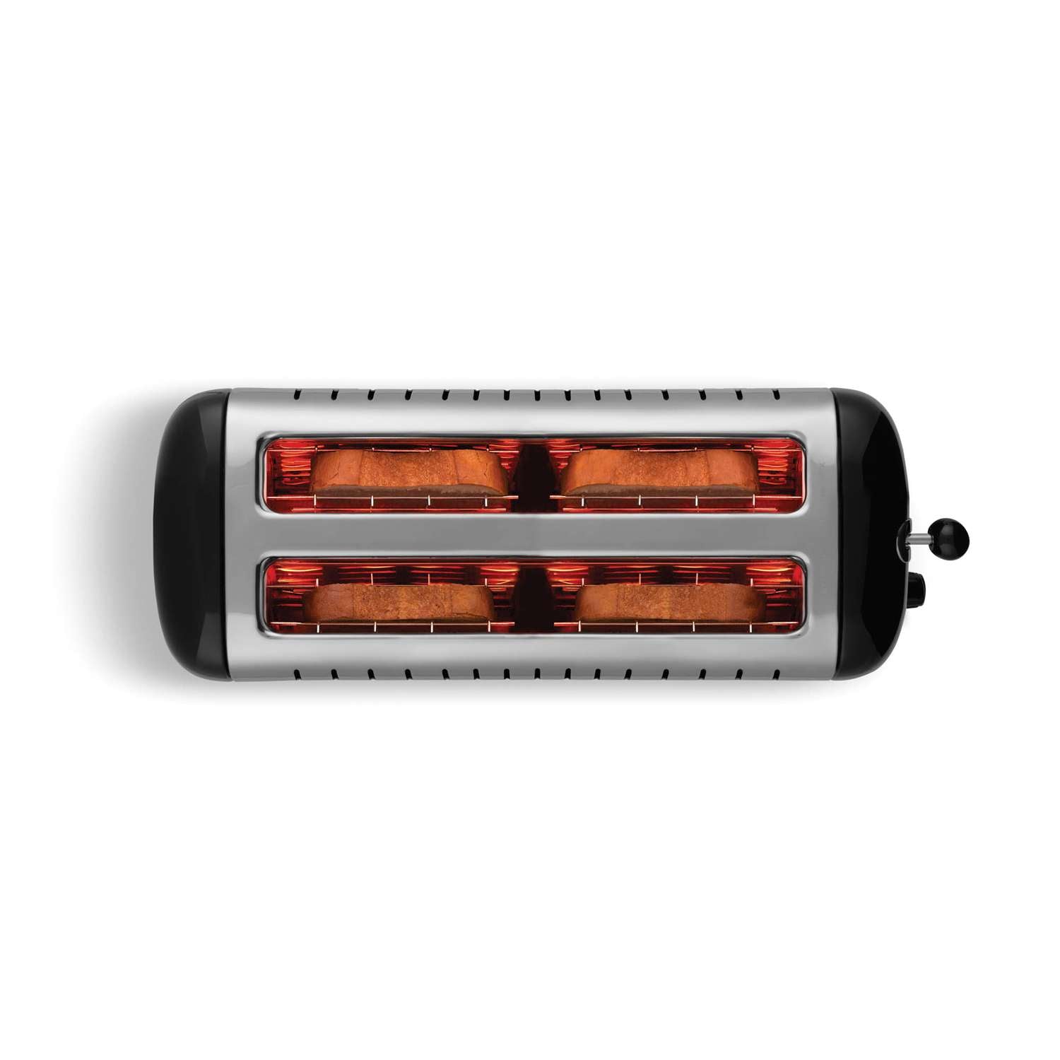 DUALIT | Toaster, LITE, schwarz, 4 Scheiben