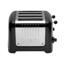 DUALIT | 2+1 Combi Toaster, LITE, schwarz, 2 Scheib