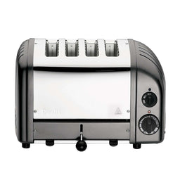 DUALIT | Toaster, NEWGEN, grau metallic, 4 Scheiben