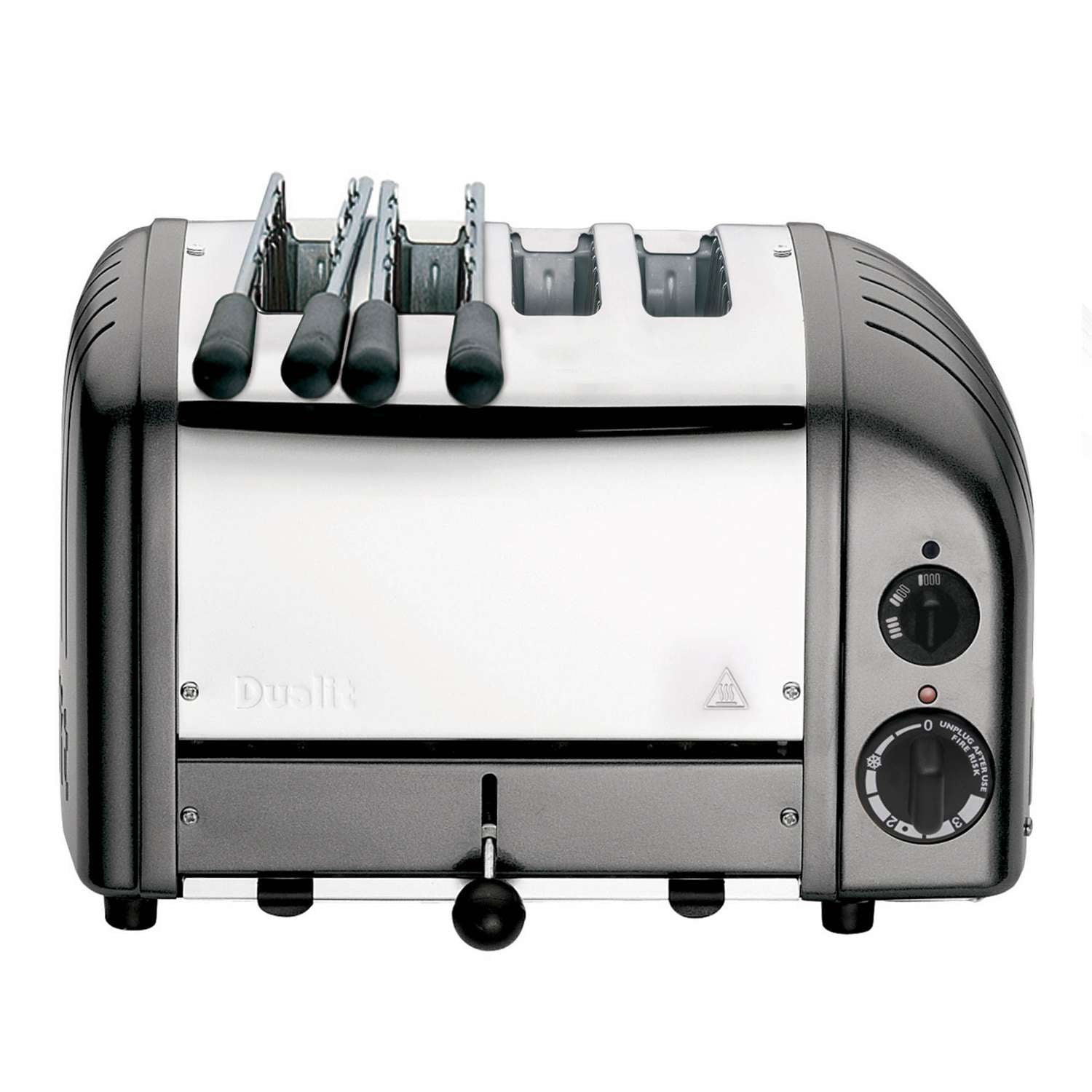 DUALIT | Toaster, NEWGEN, grau metallic, 4 Scheiben