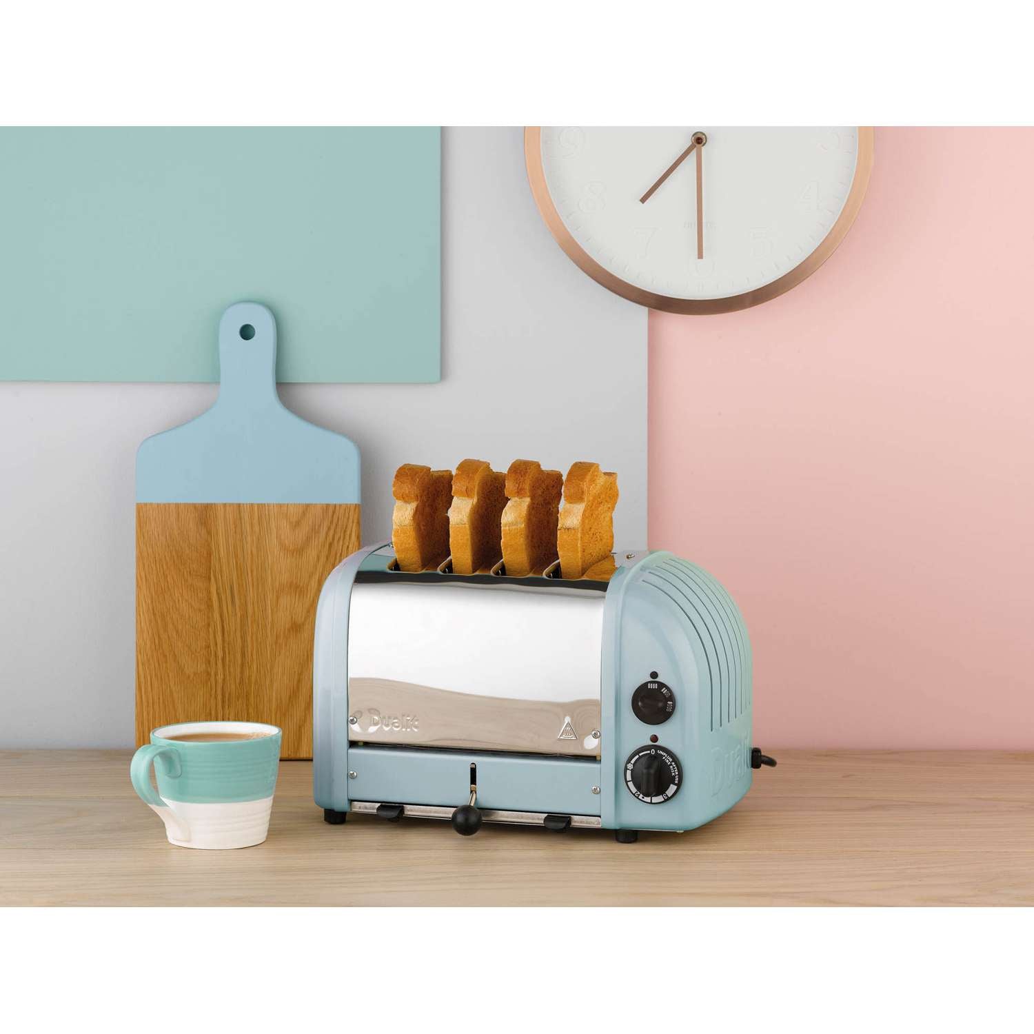 DUALIT | Toaster, NEWGEN, hellblau, 4 Scheiben