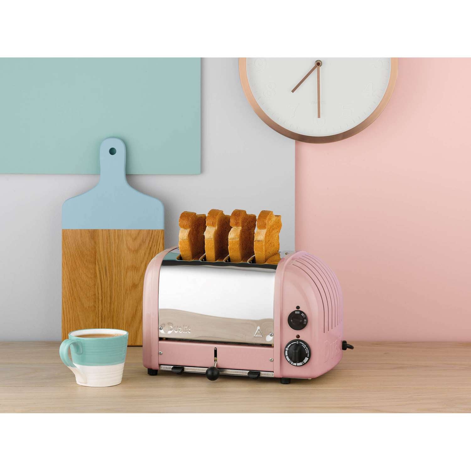 DUALIT | Toaster, NEWGEN, rosa, 4 Scheiben