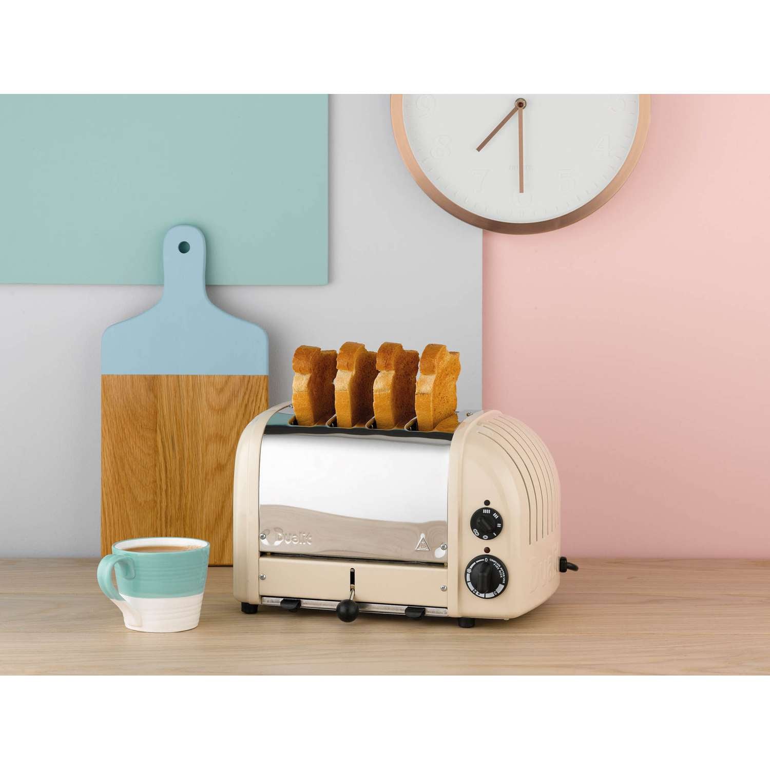 DUALIT | Toaster, NEWGEN, cremeweiß, 4 Scheiben