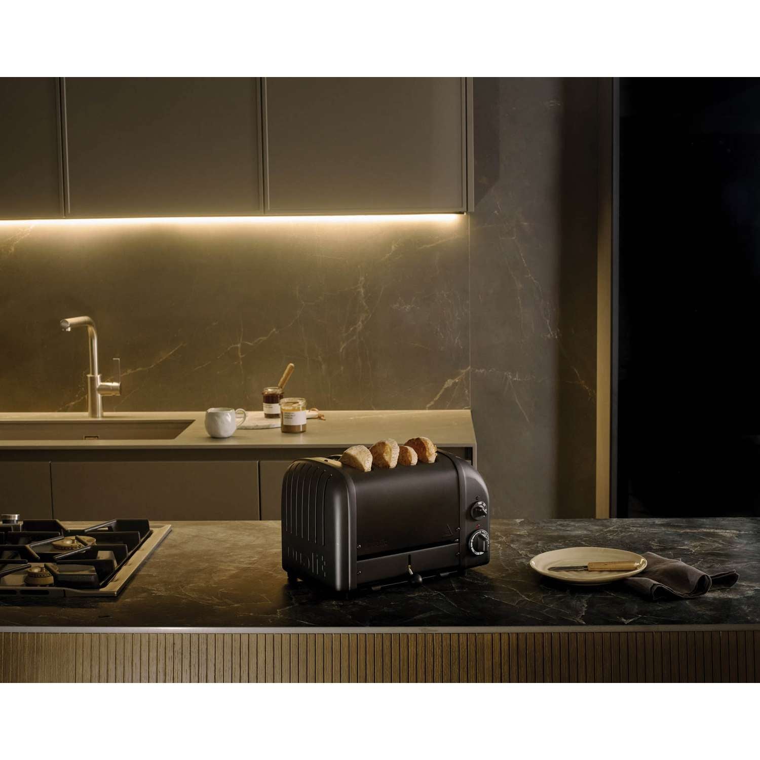 DUALIT | Toaster, NEWGEN, schwarz, 4 Scheiben