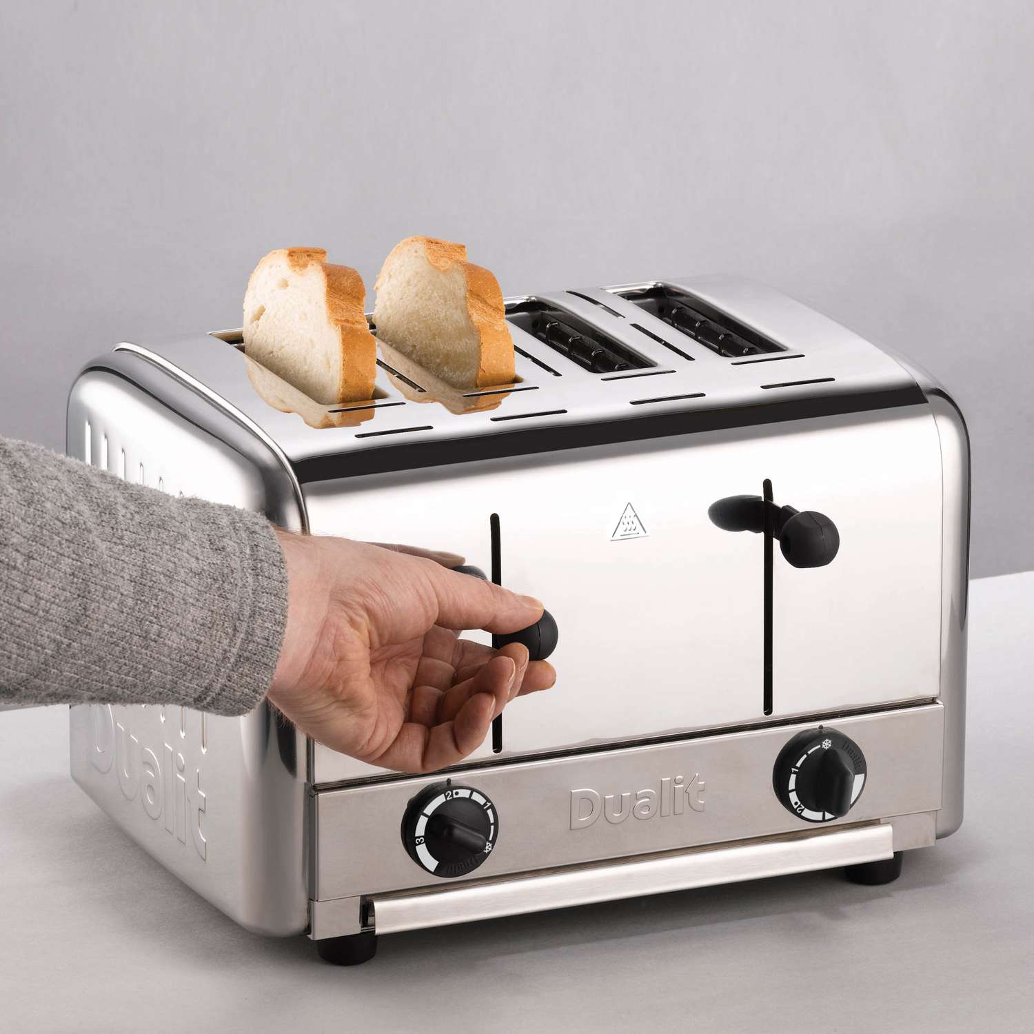 DUALIT | Toaster, GASTRO, schwarz, Pop UP