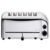 DUALIT | Toaster, CLASSIC, edelstahl, 6 Scheiben
