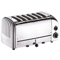 DUALIT | Toaster, CLASSIC, edelstahl, 6 Scheiben