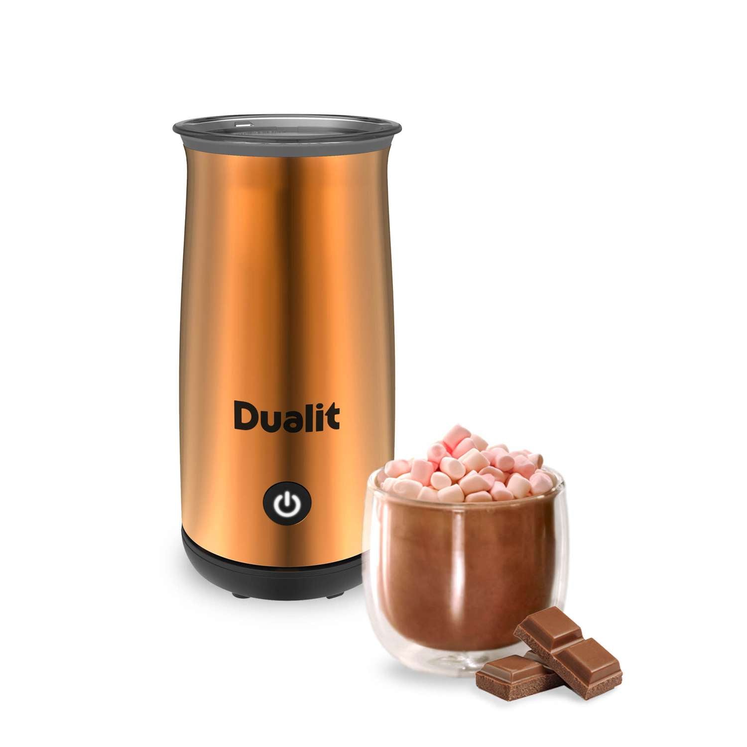 DUALIT | Milchaufschäumer, MILK&CHOCLATE, kupfer