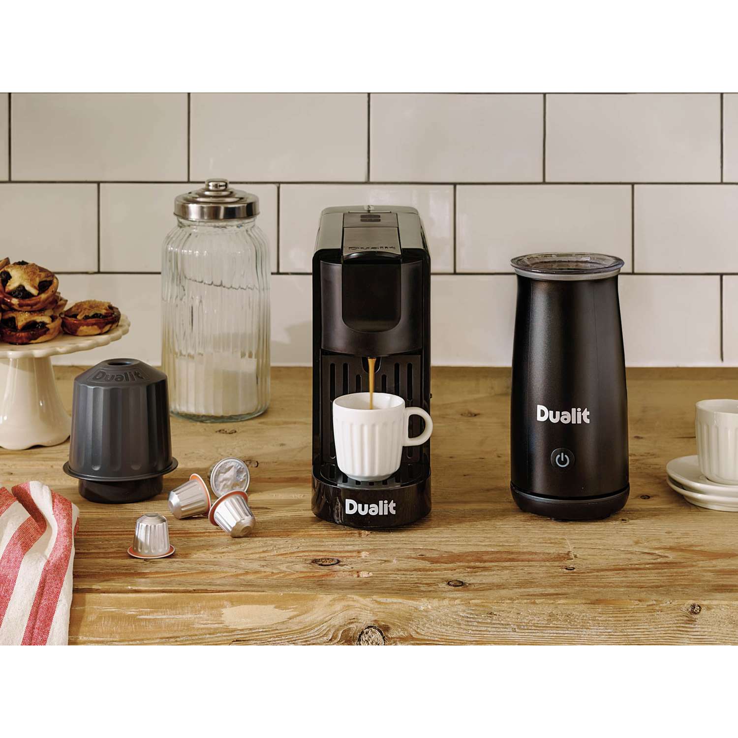 DUALIT | Kapselmaschine, COFFEE, schwarz, 34 cm