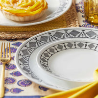 CORELLE | Geschirr, Weiß mit Grafik